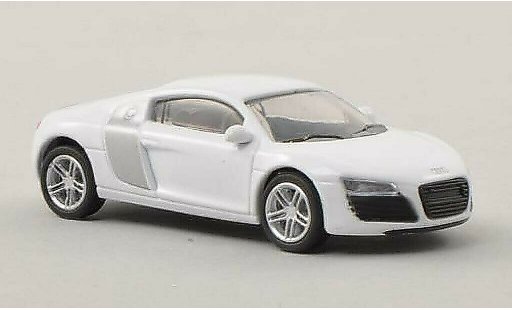 Audi R8 coupe 1/87 Schuco blanco/gris coche miniatura