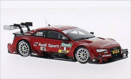 Audi RS5 dtm 1/43 Spark No.8 Sport Team Abt Sportsline Sport 2014 coche miniatura