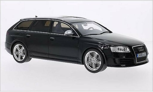 Audi RS6 avant 1/18 Ottomobile (C6) metalico negro 2008 coche miniatura