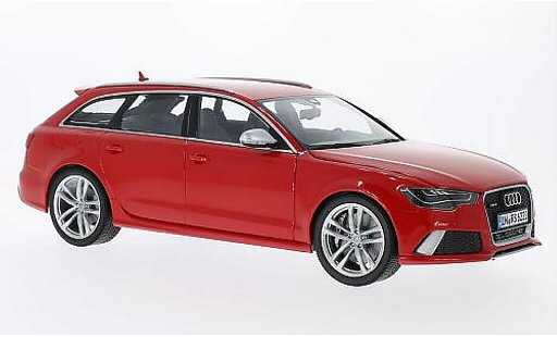 Audi RS6 avant 1/18 Minichamps rojo coche miniatura