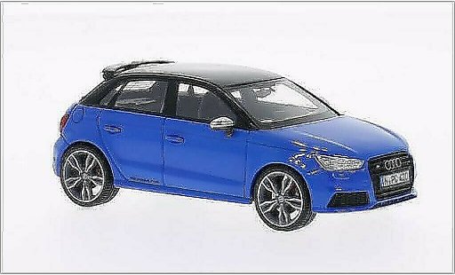 Audi S1 sportback 1/43 Neo azul/negro 2014 coche miniatura