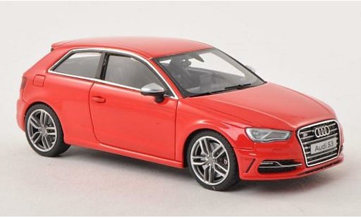 Audi S3 berline 1/43 Minichamps rojo 2013 coche miniatura