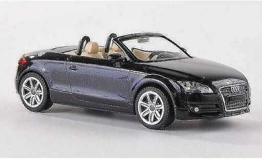 Audi TT roadster 1/87 Wiking (8J) negro 2007 coche miniatura