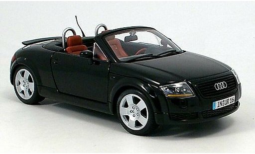 Audi TT roadster 1/18 Maisto negro 1999 coche miniatura