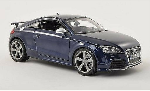 Audi TT rs 1/18 Burago azul coche miniatura