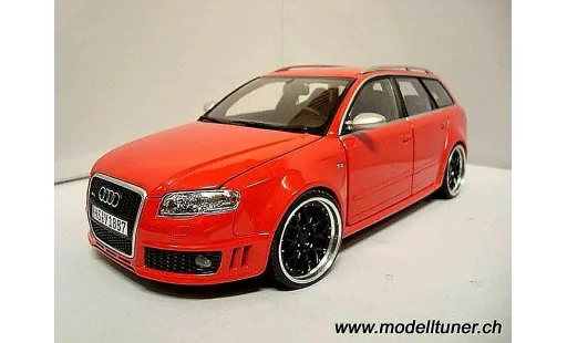 Audi RS4 avant 1/18 Minichamps rojo jantes 19 pouces bbs rs coche miniatura