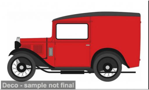 Austin 7 1/76 Oxford Van rojo/schwarz 1:6 coche miniatura
