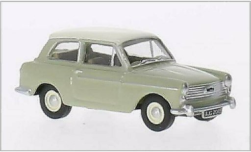Austin A40 berline 1/76 Oxford MKII verde/blanco RHD coche miniatura