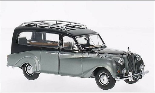 Austin Princess corbillard 1/43 Oxford Hearse negro/metalico gris RHD coche miniatura
