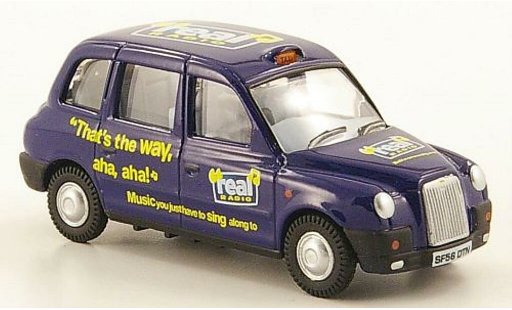Austin TX4 taxi 1/76 Oxford Real Radio coche miniatura
