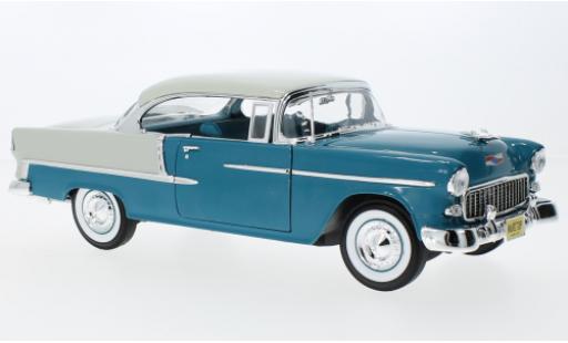 Chevrolet Bel Air 1/18 Auto World Bel air Hardtop azul/beige 1955 coche miniatura