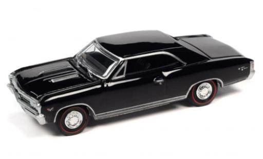 Coche miniatura Chevrolet Chevelle 1/64 Auto World SS 396 negro 1967 Chevrolet Chevelle 1/64 Auto World SS 396 negro 1967 coche miniatura