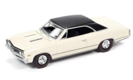 Coche miniatura Chevrolet Chevelle 1/64 Auto World SS beige clair/negro 1967 Chevrolet Chevelle 1/64 Auto World SS beige clair/negro 1967 coche miniatura