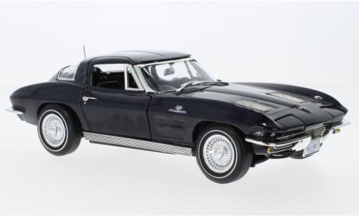 Chevrolet Corvette 1/18 Auto World (C2) Stingray azul foncé 1973 coche miniatura