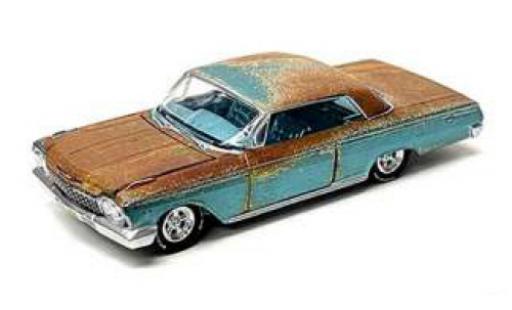 Coche miniatura Chevrolet Impala 1/64 Auto World metallise turquesa/marron 1972 Chevrolet Impala 1/64 Auto World metallise turquesa/marron 1972 coche miniatura