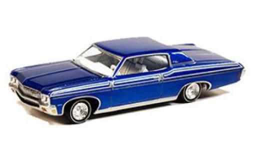 Coche miniatura Chevrolet Impala 1/64 Auto World Sport Coupe metallise azul 1970 Chevrolet Impala 1/64 Auto World Sport Coupe metallise azul 1970 coche miniatura