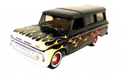 Coche miniatura Chevrolet Suburban 1/64 Auto World negro/Décorer 1965 Chevrolet Suburban 1/64 Auto World negro/Décorer 1965 coche miniatura
