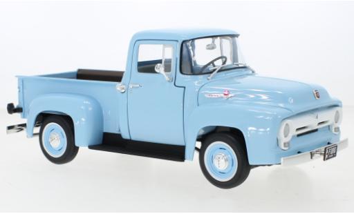 Coche miniatura Ford F-1 1/18 Auto World 00 Pick Up azul 1956 Ford F-1 1/18 Auto World 00 Pick Up azul 1956 coche miniatura