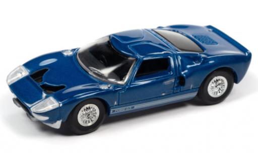Coche miniatura Ford GT40 1/64 Auto World Mk I metallise azul 1965 Ford GT40 1/64 Auto World Mk I metallise azul 1965 coche miniatura