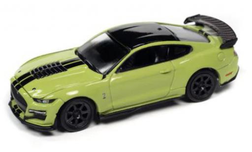 Coche miniatura Shelby GT 500 1/64 Auto World Ford Mustang Track Pack la chaux/negro 2020 Shelby GT 500 1/64 Auto World Ford Mustang Track Pack la chaux/negro 2020 coche miniatura