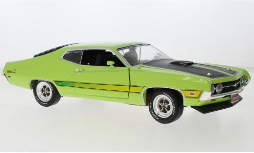 Ford Torino 1/18 Auto World Cobra verde/negro 1971 coche miniatura