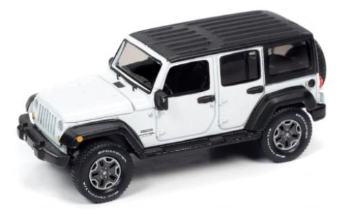 Coche miniatura Jeep Wrangler 1/64 Auto World JK Unlimited Sport blanche 2018 Jeep Wrangler 1/64 Auto World JK Unlimited Sport blanche 2018 coche miniatura