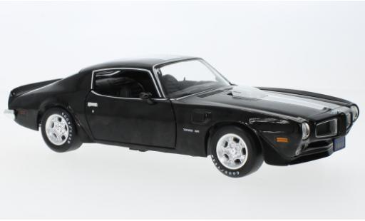 Pontiac Firebird 1/18 Auto World Trans Am negro/blanche 1972 coche miniatura