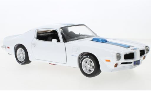 Coche miniatura Pontiac Firebird 1/18 Auto World Trans Am blanco/metallise azul 1971 Pontiac Firebird 1/18 Auto World Trans Am blanco/metallise azul 1971 coche miniatura
