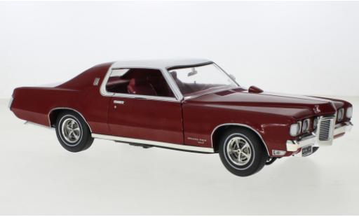 Pontiac Grand Prix 1/18 Auto World rojo/blanco 1969 coche miniatura