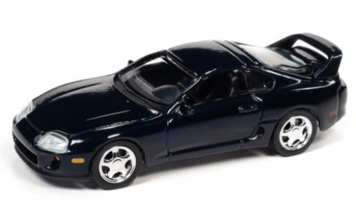 Coche miniatura Toyota Supra 1/64 Auto World azul foncé 1995 Toyota Supra 1/64 Auto World azul foncé 1995 coche miniatura