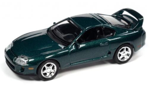 Coche miniatura Toyota Supra 1/64 Auto World metallise verde foncé 1996 Toyota Supra 1/64 Auto World metallise verde foncé 1996 coche miniatura