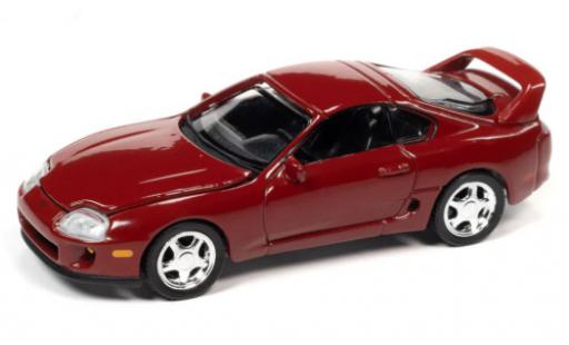 Coche miniatura Toyota Supra 1/64 Auto World rouge foncé 1995 Toyota Supra 1/64 Auto World rouge foncé 1995 coche miniatura