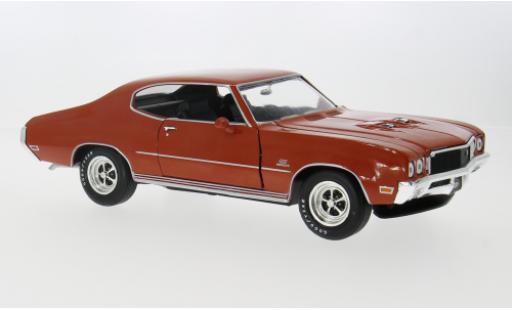 Buick GS 1/18 Auto World Hardtop metallise naranja 1972 1:18 coche miniatura
