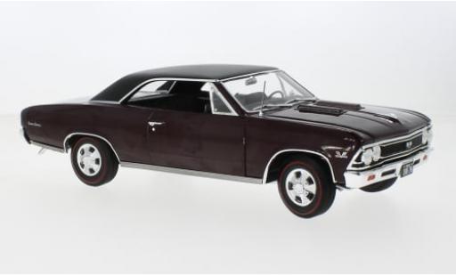 Chevrolet Chevelle 1/18 Auto World SS 396 rojo/schwarz 1966 1:18 coche miniatura
