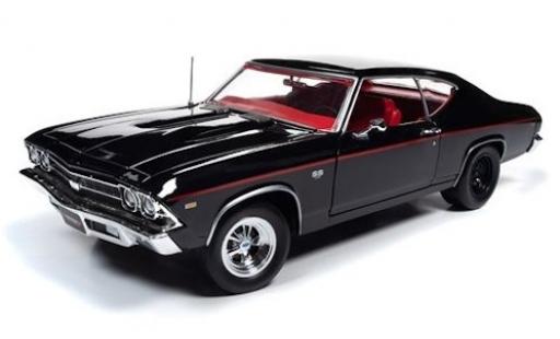 Coche miniatura Chevrolet Chevelle 1/18 Auto World SS396 negro 1969 Chevrolet Chevelle 1/18 Auto World SS396 negro 1969 coche miniatura