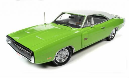 Coche miniatura Dodge Charger 1/18 Auto World R/T verde/blanco 1970 Dodge Charger 1/18 Auto World R/T verde/blanco 1970 coche miniatura