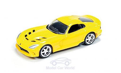 Dodge Viper 1/64 Auto World SRT amarillo 2014 coche miniatura