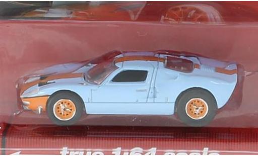 Coche miniatura Ford GT40 1/64 Auto World azul/naranja 1965 Ford GT40 1/64 Auto World azul/naranja 1965 coche miniatura