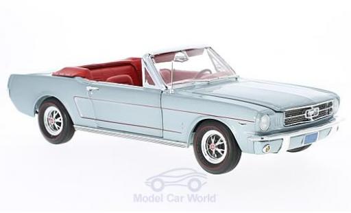 Coche miniatura Ford Mustang 1/18 Auto World Convertible metalico gris 1965 ohne Vitrine Ford Mustang 1/18 Auto World Convertible metalico gris 1965 ohne Vitrine coche miniatura