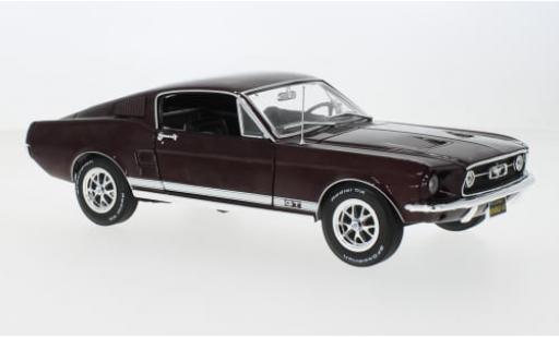 Ford Mustang 1/18 Auto World GT 2+2 metallise rojo 1967 1:18 coche miniatura