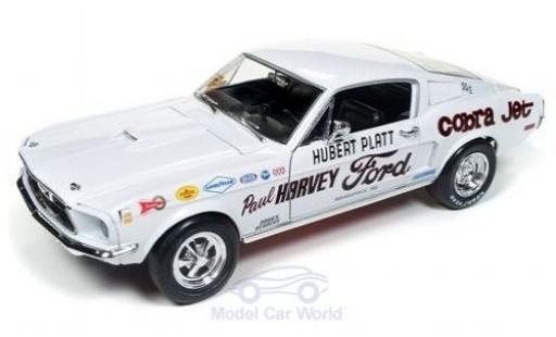 Coche miniatura Ford Mustang 1/18 Auto World S/S Cobra Jet Paul Harvey 1968 H.Platt Ford Mustang 1/18 Auto World S/S Cobra Jet Paul Harvey 1968 H.Platt coche miniatura