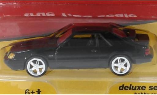 Coche miniatura Ford Mustang 1/64 Auto World SVO negro 1984 Ford Mustang 1/64 Auto World SVO negro 1984 coche miniatura