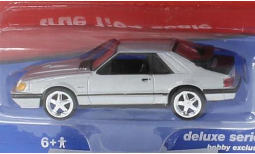 Coche miniatura Ford Mustang 1/64 Auto World SVO gris 1984 Ford Mustang 1/64 Auto World SVO gris 1984 coche miniatura