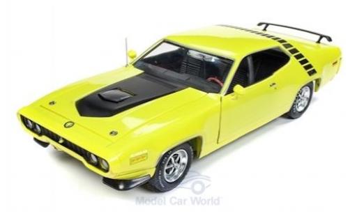 Coche miniatura Plymouth Road Runner 1/18 Auto World verde/negro 1971 Plymouth Road Runner 1/18 Auto World verde/negro 1971 coche miniatura