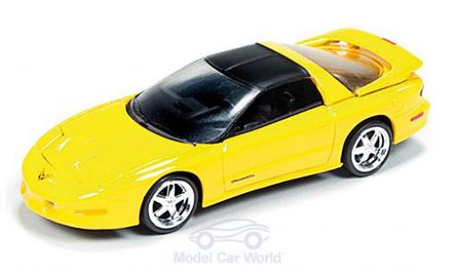 Coche miniatura Pontiac Firebird 1/64 Auto World T/A amarillo/matt-negro 1993 Pontiac Firebird 1/64 Auto World T/A amarillo/matt-negro 1993 coche miniatura