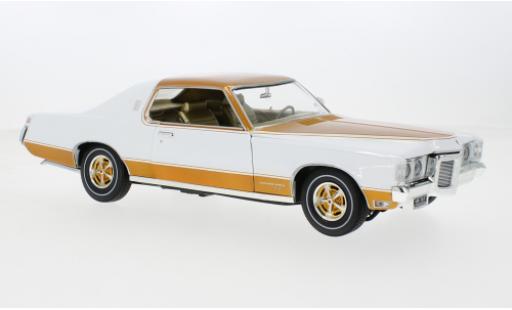 Pontiac Grand Prix 1/18 Auto World Royal Bobcat weiss/metallise braun 1969 1:18 coche miniatura