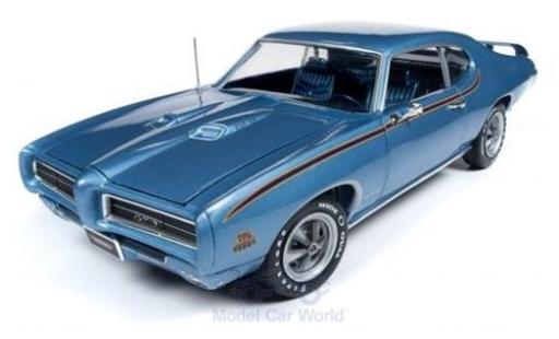 Coche miniatura Pontiac GTO 1/18 Auto World Judge metalico azul 1969 Pontiac GTO 1/18 Auto World Judge metalico azul 1969 coche miniatura