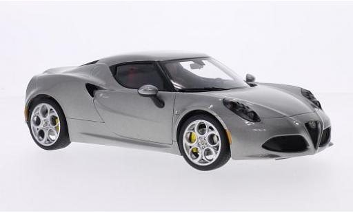 Coche miniatura Alfa Romeo 4C 1/18 AUTOart metalico gris 2013 Alfa Romeo 4C 1/18 AUTOart metalico gris 2013 coche miniatura