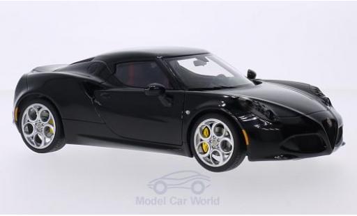 Coche miniatura Alfa Romeo 4C 1/18 AUTOart negro 2013 Alfa Romeo 4C 1/18 AUTOart negro 2013 coche miniatura
