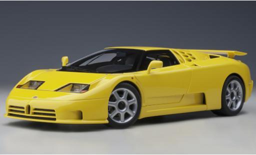 Coche miniatura Bugatti EB110 1/18 AUTOart EB 110 SS amarillo 1992 Bugatti EB110 1/18 AUTOart EB 110 SS amarillo 1992 coche miniatura